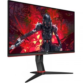 Monitor LED AOC Q27G2U/BK, 27inch, WQHD VA, 1ms, 144Hz, negru+ rosu