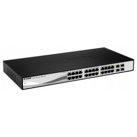 DLINK SW 20P-GB 4CMB SMART RM