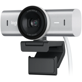 LOGITECH MX Brio 4K Ultra HD Webcam - PALE GREY - 2.4GHZ - EMEA28-935 - B2C