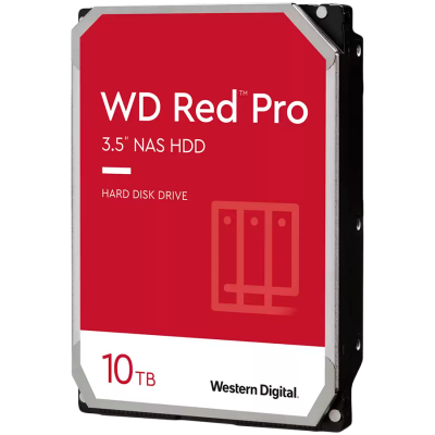 HDD NAS WD Red Pro 10TB CMR, 3.5'', 512MB, 7200 RPM, SATA, TBW: 550