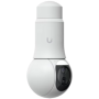 Ubiquiti UVC-G6-PTZ-W All-weather, 4K dual-lens camera with 10x hybrid zoom, 1/1.8" 8MP image sensor, Multi-TOPS AI Engine, and 