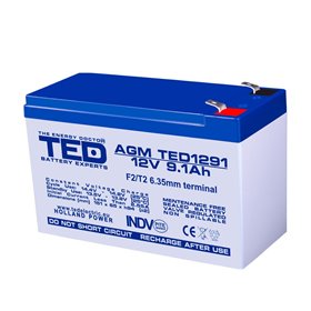 Acumulator AGM TED1291F2 12V 9.1Ah