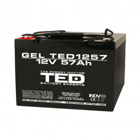 TEDBATERIE GEL TED1257M6 12V 57Ah