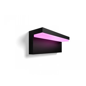 Aplica LED RGB pentru exterior Philips Hue Nyro, 13.5W (42W), 1000 lm, lumina alba si color (2000-6500K), IP44,88x254x101mm, Neg