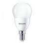 2 Becuri LED Philips P48, EyeComfort, E14, 7W (60W), 806 lm, lumina calda (2700K), mat
