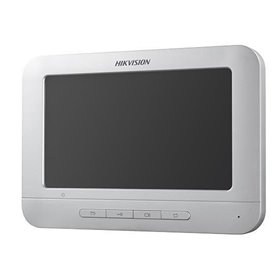 Monitor videointerfon color Hikvision DS-KH2220-S conexiune pe 4 fire stocare poze, display 7-Inch Colorful TFT LCD rezolutie: 8