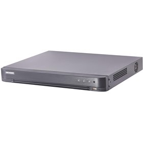 DVR Hikvision Turbo HD 4.0, DS-7204HUHI-K1/P 5MP 4 Channel H265 +H265H264+H264, 4-ch video and 4-ch audio input, 2-ch IP up to 6