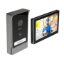 Kit interfon video inteligent EZVIZ, rezolutie 2k, monitor TFT 7 inch, instalare pe 2 fire, RFID, comenzi poarta/usa, SDcard, Wi