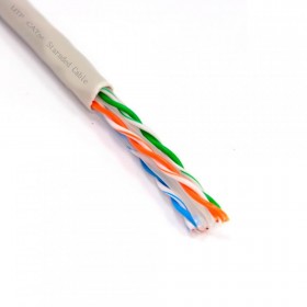 Cablu UTP CAT5e PNI U05 cu 4 perechi pentru internet 1 Gigabit si sisteme de supraveghere Rola 305m