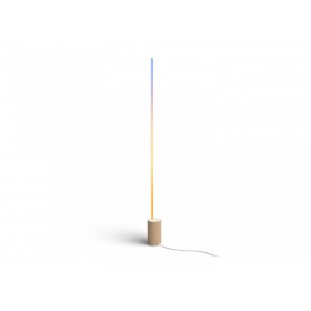 Lampadar LED RGB Philips Hue Gradient Signe, Bluetooth, 29W, 2550 lm, lumina alba si color (2000-6500K), IP20, 145.8cm, Aluminiu