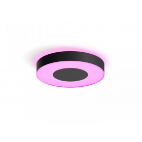 Plafoniera LED RGB Philips Hue Infuse, Bluetooth, 52.5W, 3700 lm, lumina alba si color (2000-6500K), IP20, 42.5cm, Negru